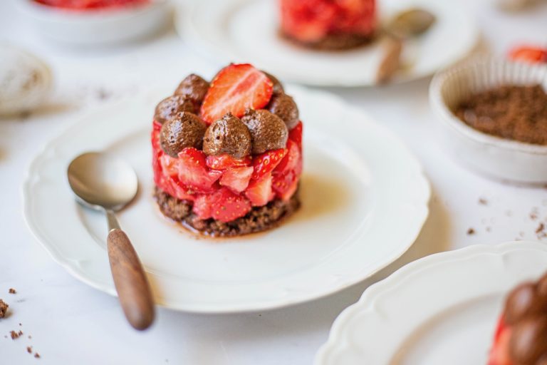 Strawberry Tartare with a Chocolate Twist
